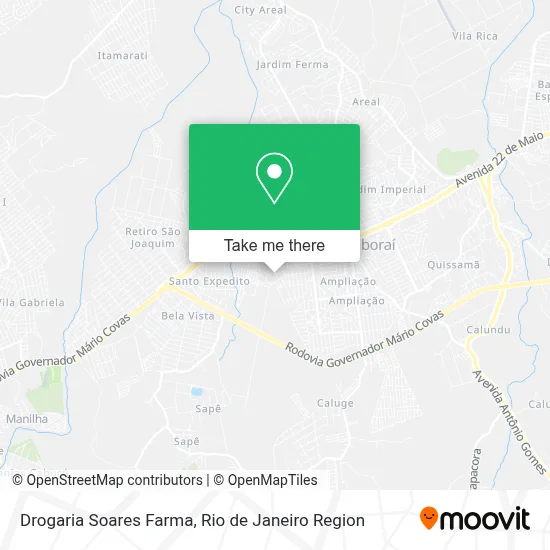 Drogaria Soares Farma map