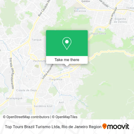 Top Tours Brazil Turismo Ltda map