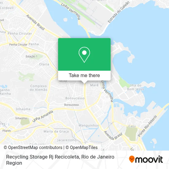 Recycling Storage Rj Recicoleta map