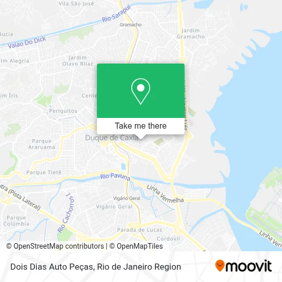 Dois Dias Auto Peças map