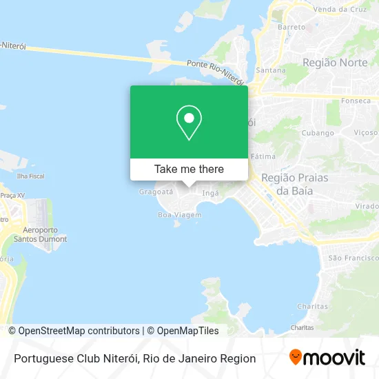 Portuguese Club Niterói map