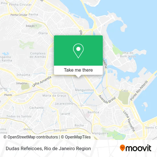 Dudas Refeicoes map