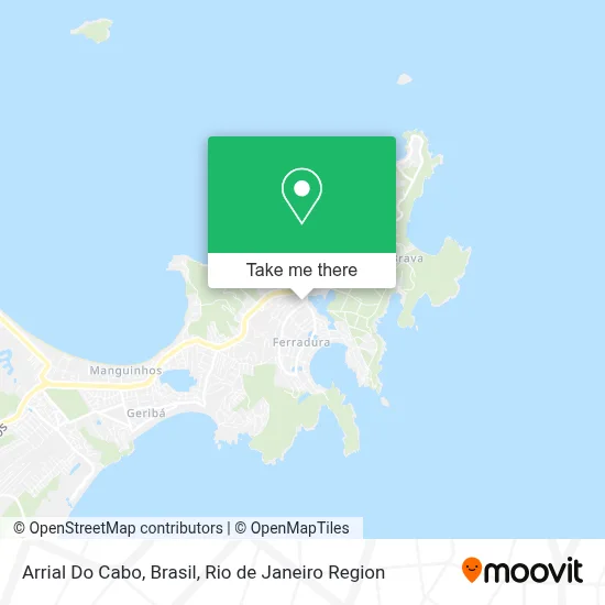 Arrial Do Cabo, Brasil map