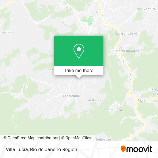 Villa Lúcia map