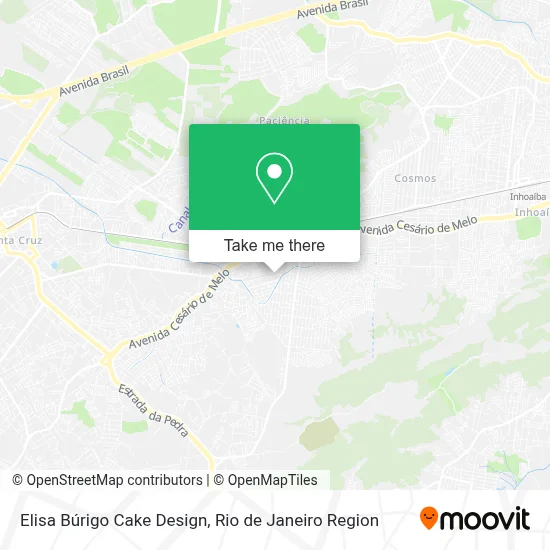 Elisa Búrigo Cake Design map
