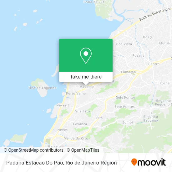 Padaria Estacao Do Pao map