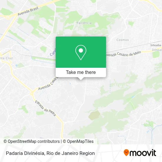 Padaria Divinésia map