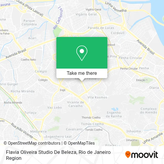 Flavia Oliveira Studio De Beleza map