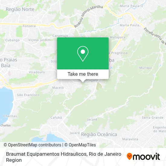 Braumat Equipamentos Hidraulicos map