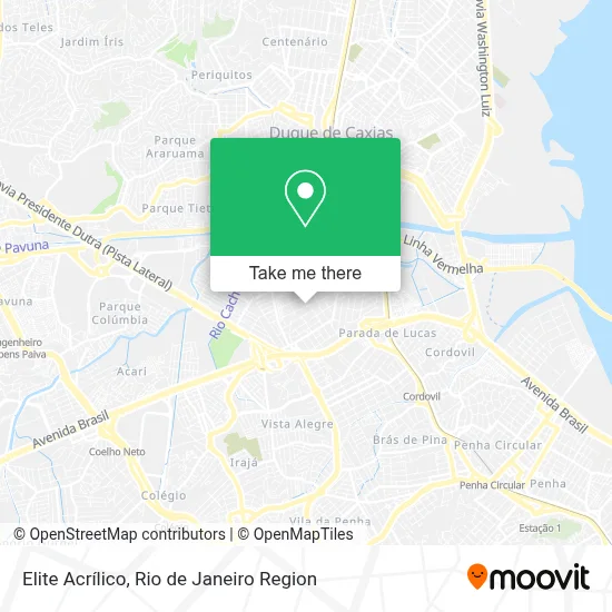 Elite Acrílico map