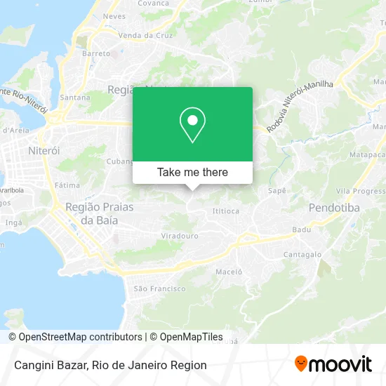Cangini Bazar map