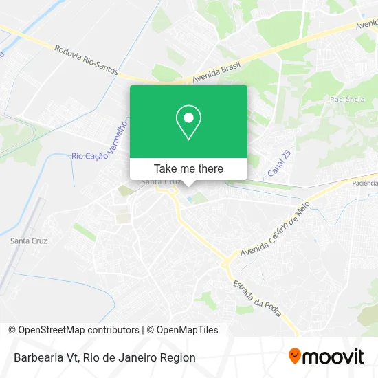 Barbearia Vt map