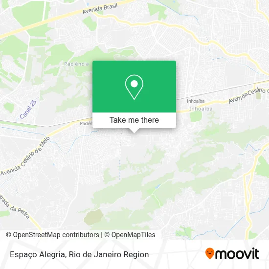 Espaço Alegria map