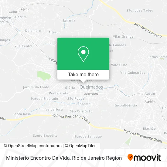 Ministerio Encontro De Vida map