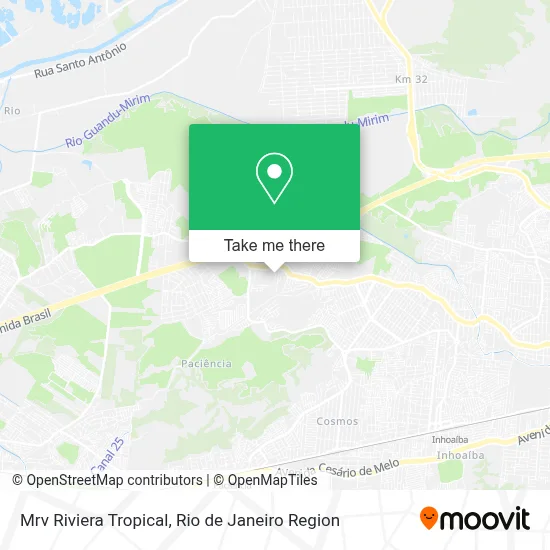 Mrv Riviera Tropical map