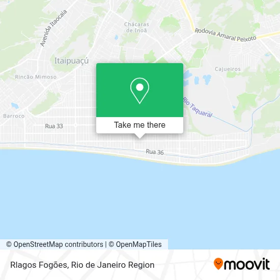 Rlagos Fogões map