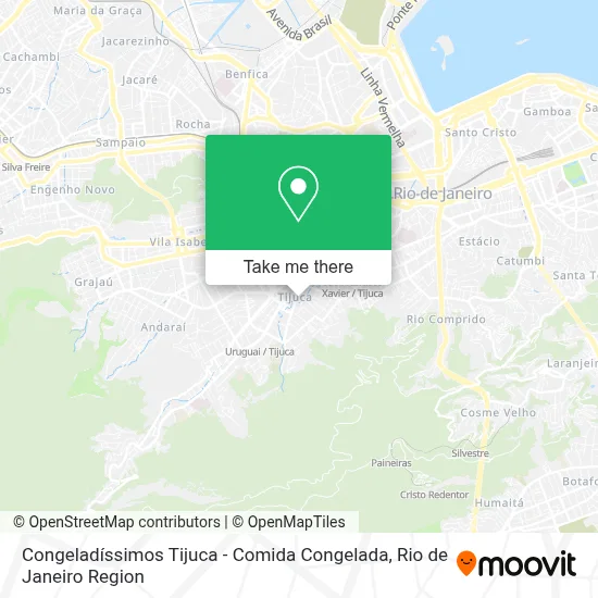 Congeladíssimos Tijuca - Comida Congelada map