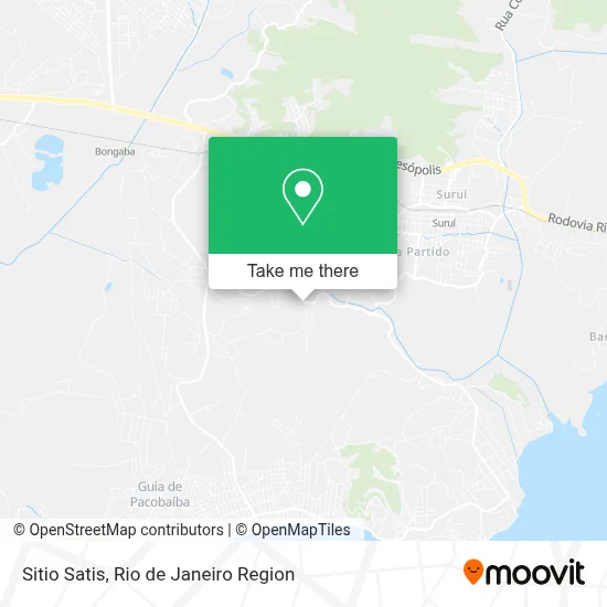 Sitio Satis map