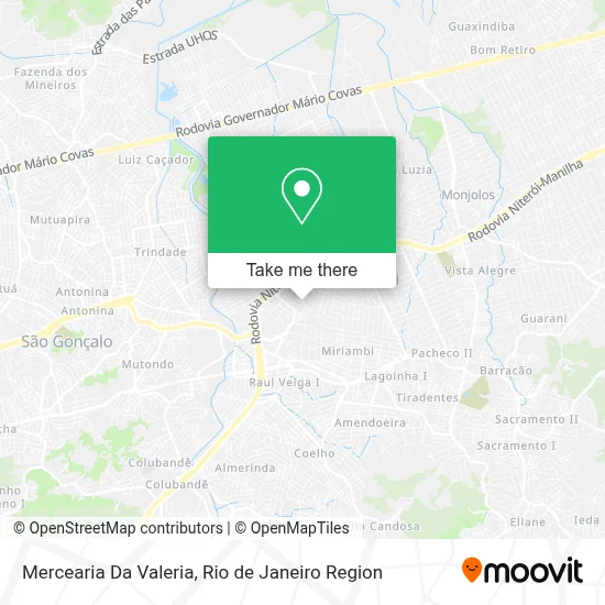 Mercearia Da Valeria map