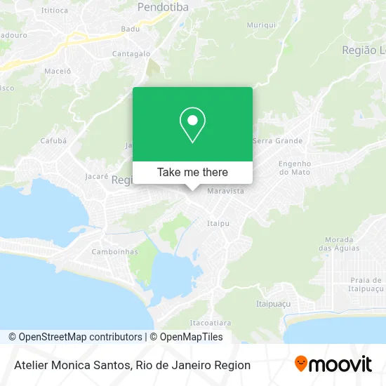 Atelier Monica Santos map