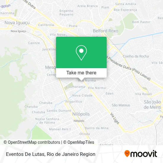 Eventos De Lutas map