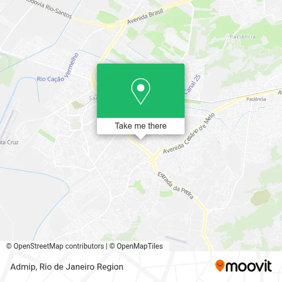 Admip map