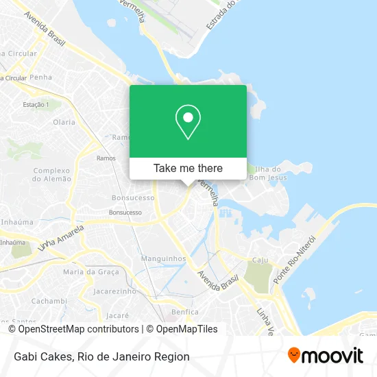 Gabi Cakes map