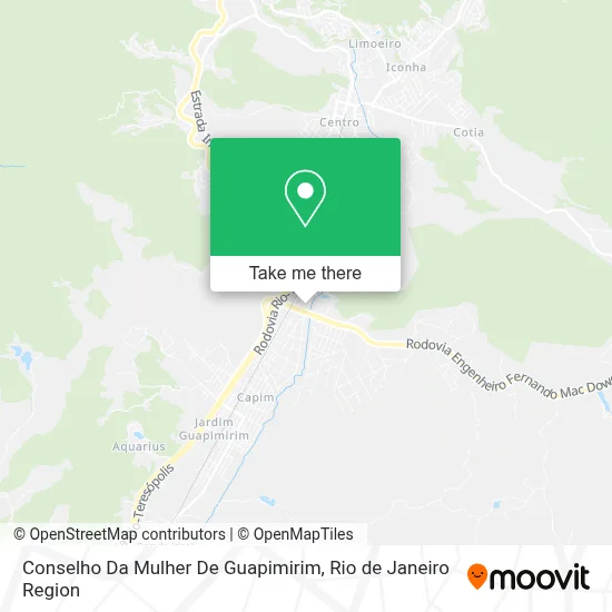 Conselho Da Mulher De Guapimirim map