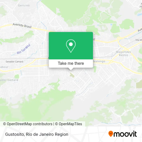 Gustosito map