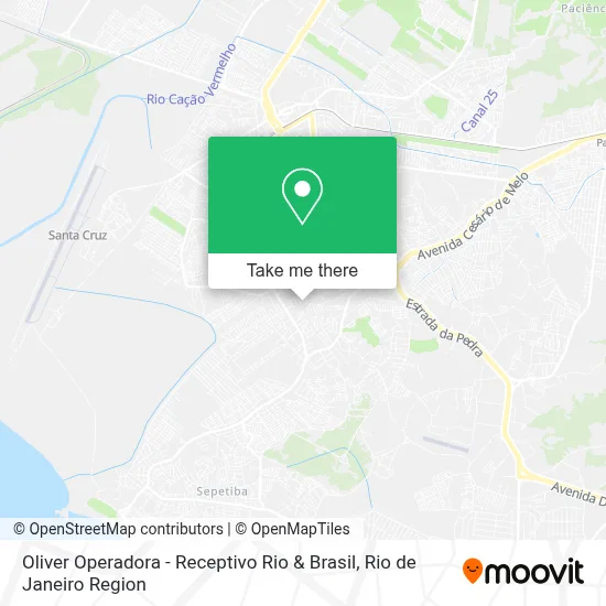 Oliver Operadora - Receptivo Rio & Brasil map