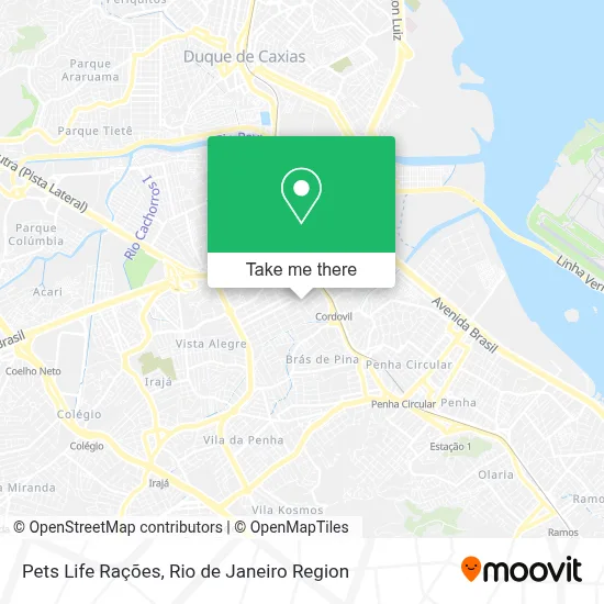 Pets Life Rações map