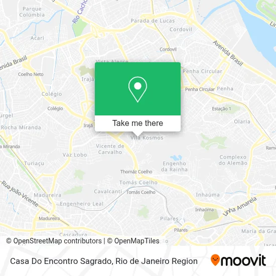 Casa Do Encontro Sagrado map