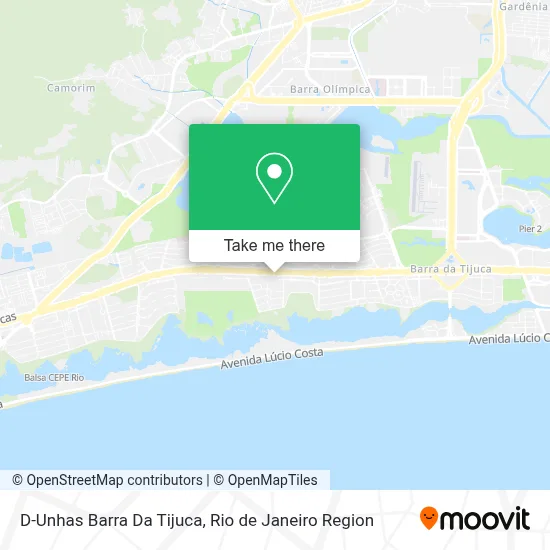 D-Unhas Barra Da Tijuca map