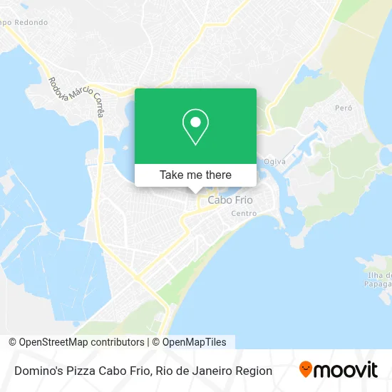 Domino's Pizza Cabo Frio map