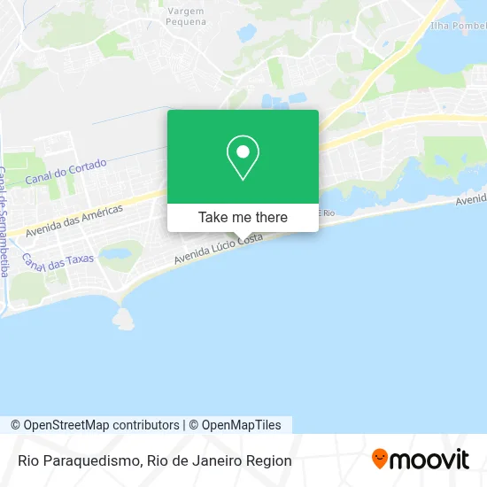Rio Paraquedismo map