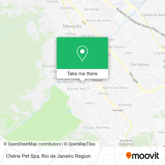 Chérie Pet Spa map