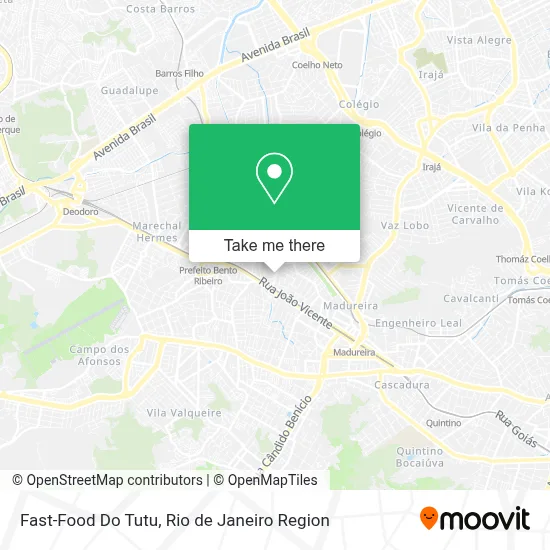 Fast-Food Do Tutu map