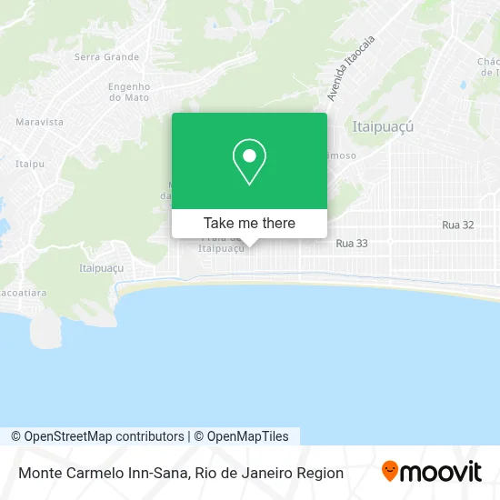 Monte Carmelo Inn-Sana map