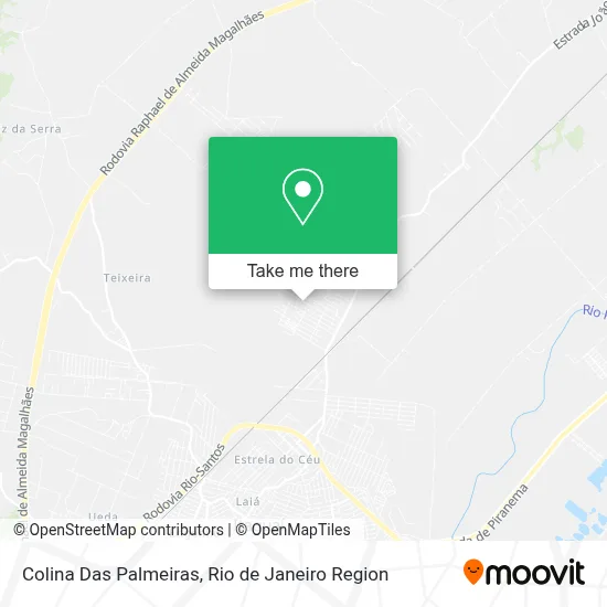 Colina Das Palmeiras map