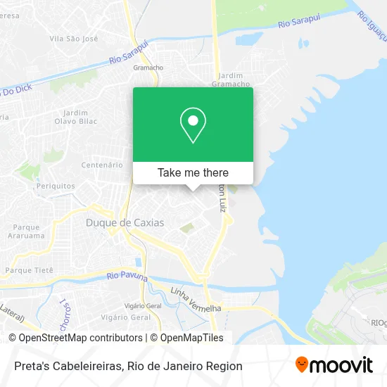 Preta's Cabeleireiras map