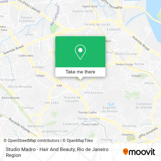 Studio Madro - Hair And Beauty map