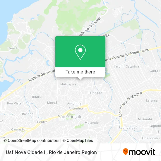 Usf Nova Cidade II map
