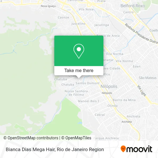 Bianca Dias Mega Hair map