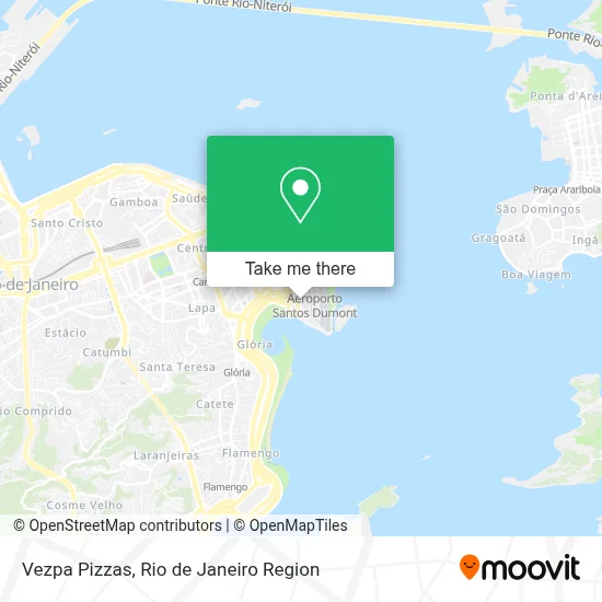 Vezpa Pizzas map