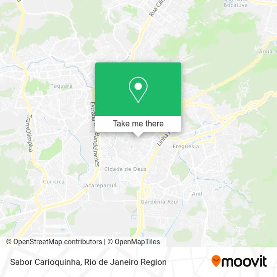 Sabor Carioquinha map
