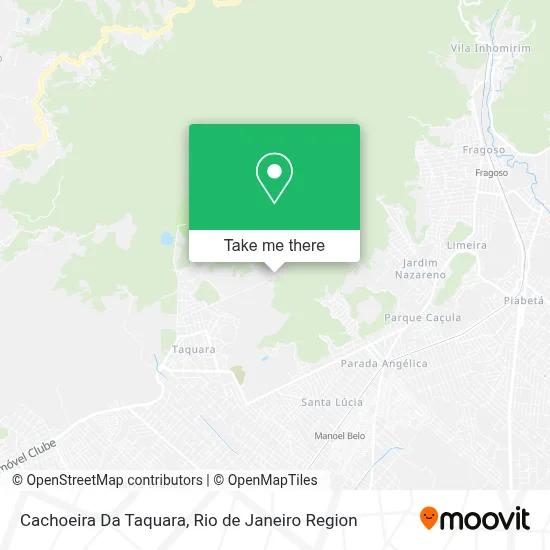 Cachoeira Da Taquara map