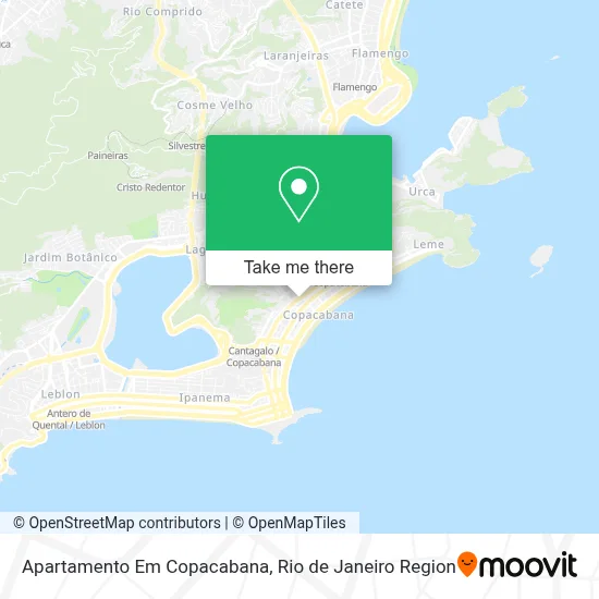 Apartamento Em Copacabana map