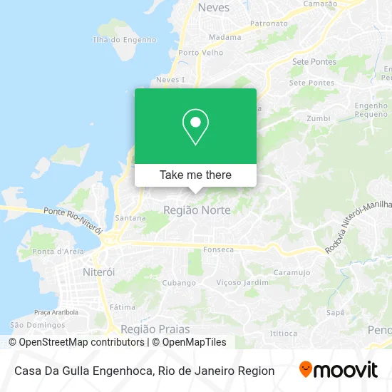 Casa Da Gulla Engenhoca map
