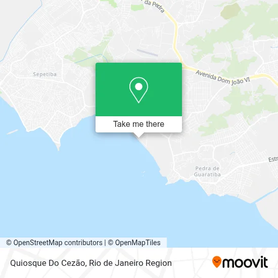 Quiosque Do Cezão map