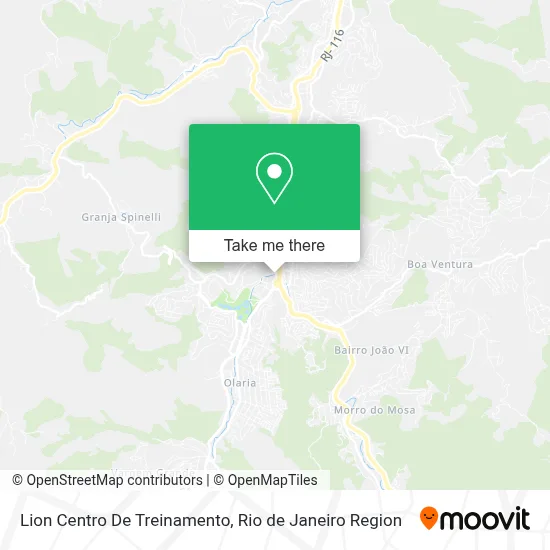 Lion Centro De Treinamento map
